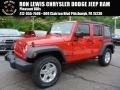 2015 Firecracker Red Jeep Wrangler Unlimited Sport 4x4  photo #1