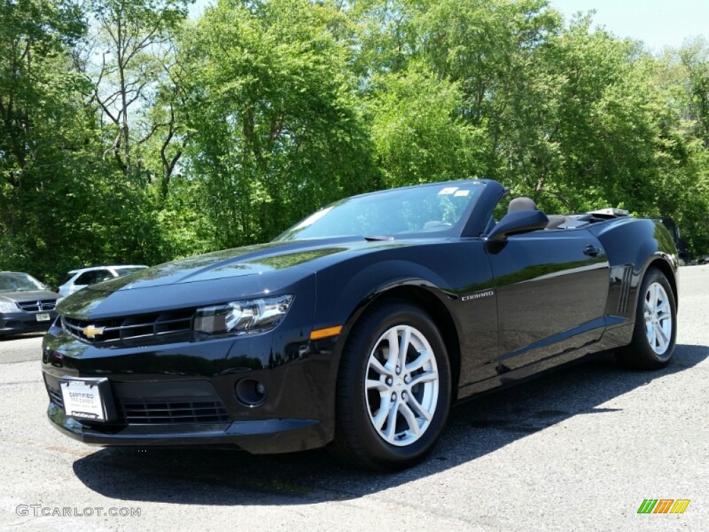 2015 Camaro LT Convertible - Black / Black photo #1