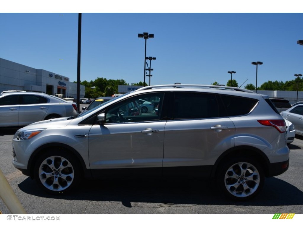 2013 Escape Titanium 2.0L EcoBoost - Ingot Silver Metallic / Charcoal Black photo #6