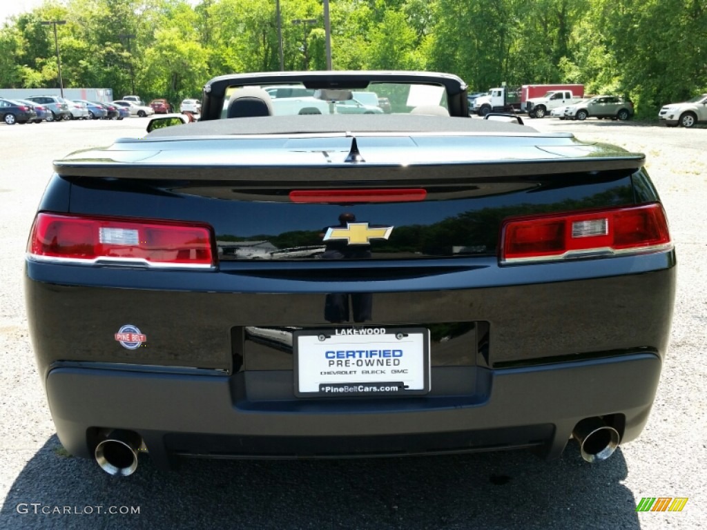 2015 Camaro LT Convertible - Black / Black photo #8