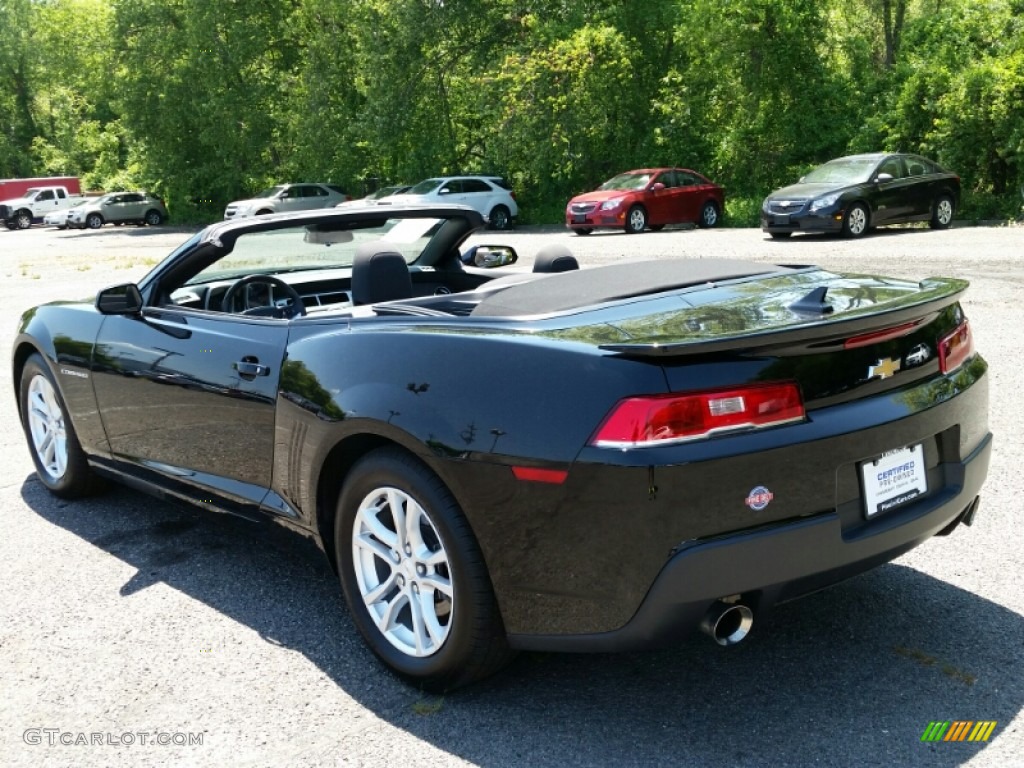 2015 Camaro LT Convertible - Black / Black photo #9