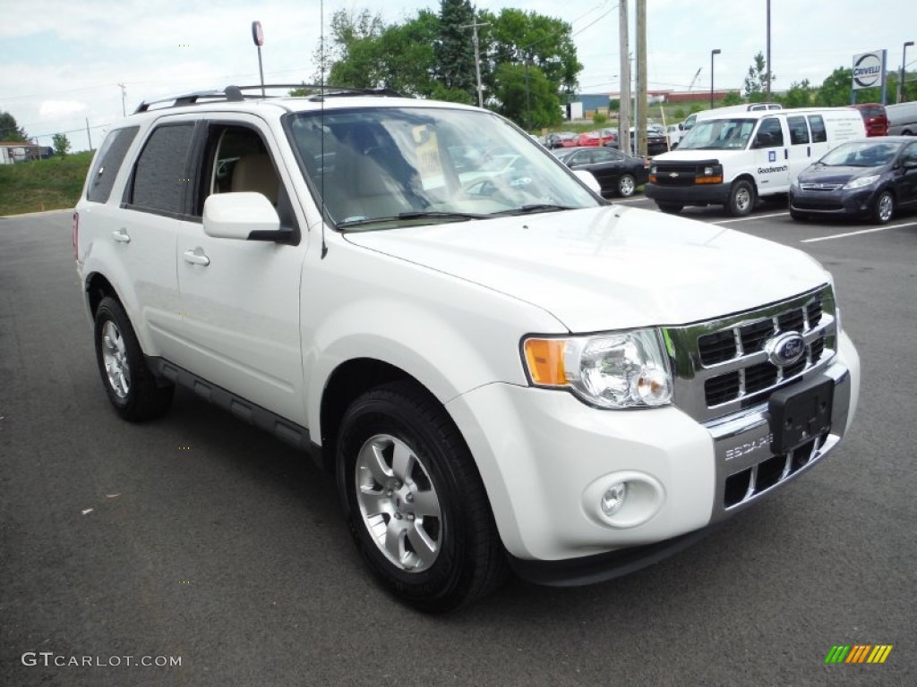 2012 Escape Limited V6 4WD - White Suede / Camel photo #7