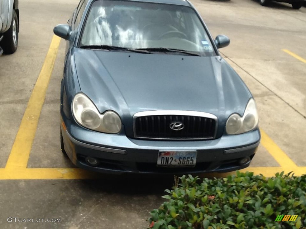 2005 Sonata GLS V6 - Celadon Green / Beige photo #1