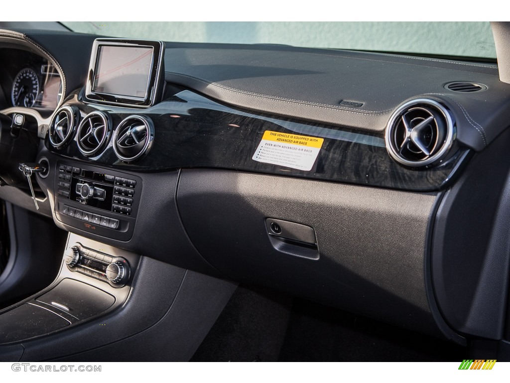 2015 Mercedes-Benz B Electric Drive Black Dashboard Photo #104165261