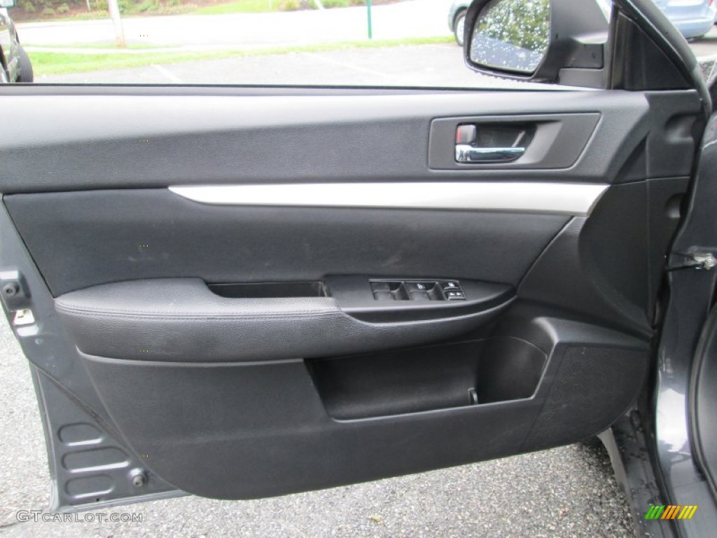 2011 Outback 2.5i Premium Wagon - Azurite Blue Pearl / Off Black photo #12