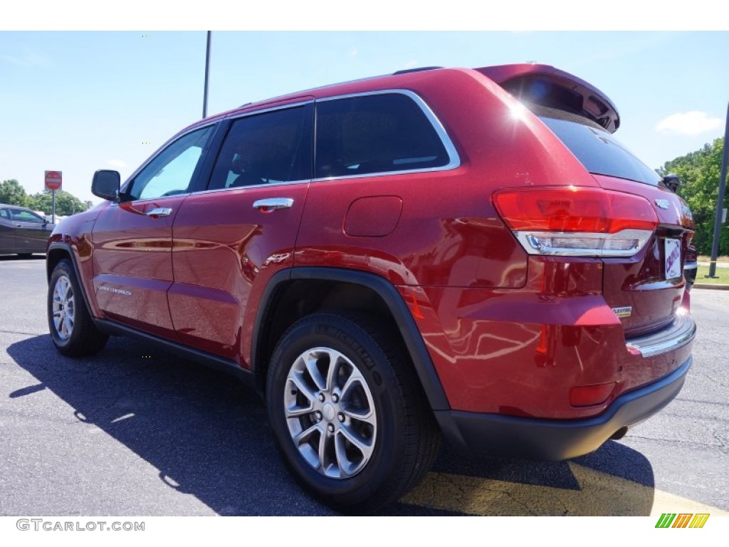 2014 Grand Cherokee Limited - Deep Cherry Red Crystal Pearl / New Zealand Black/Light Frost photo #5