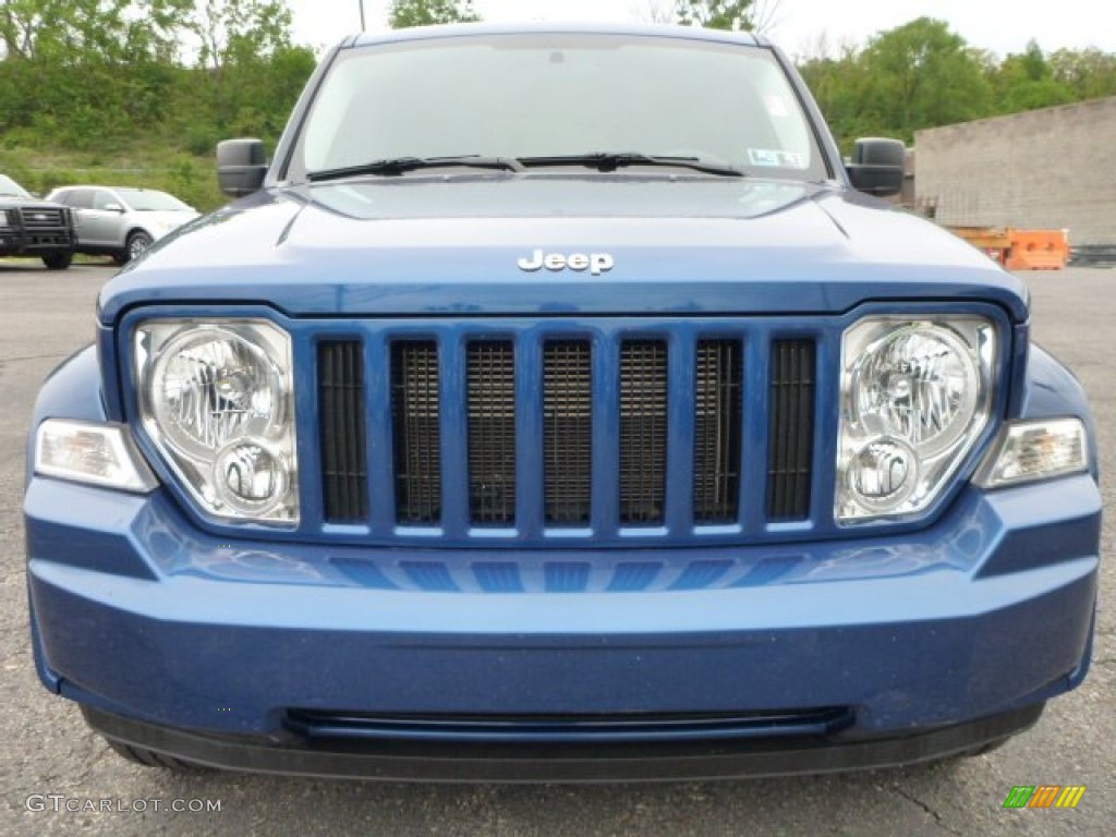 2010 Liberty Sport 4x4 - Deep Water Blue Pearl / Dark Slate Gray photo #6