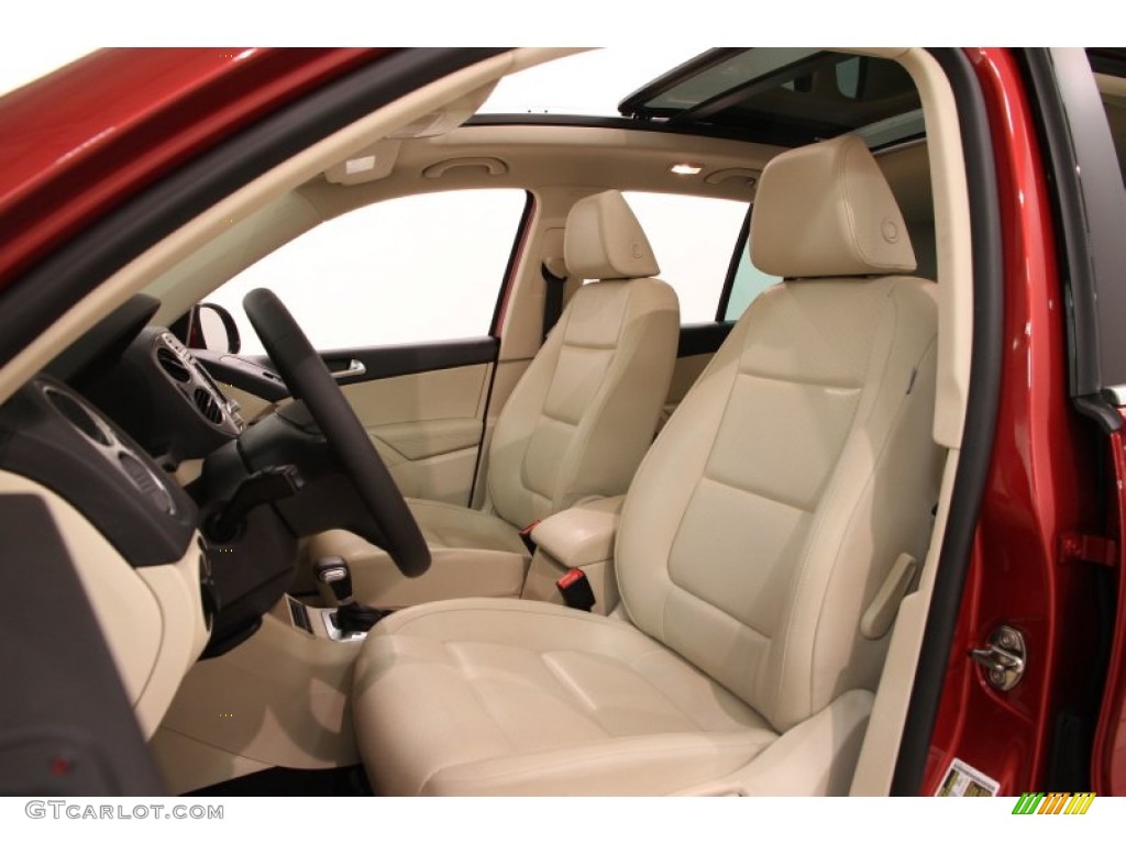 Sandstone Interior 2010 Volkswagen Tiguan SE 4Motion Photo #104174458