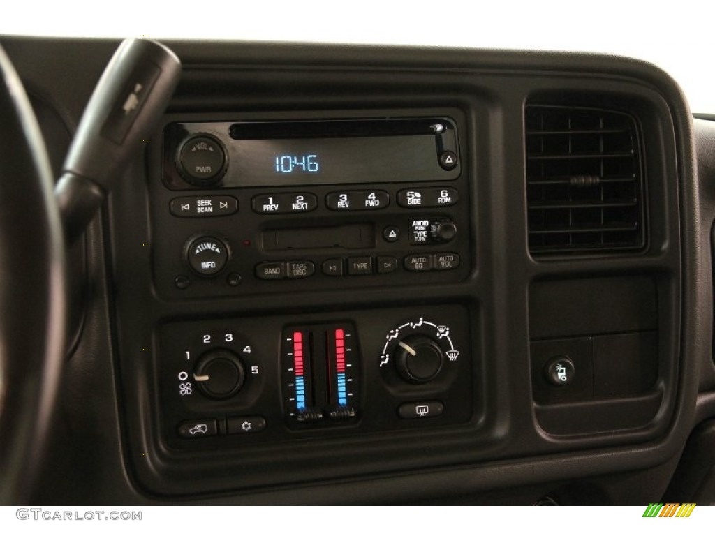 2005 Silverado 1500 Z71 Regular Cab 4x4 - Black / Dark Charcoal photo #9