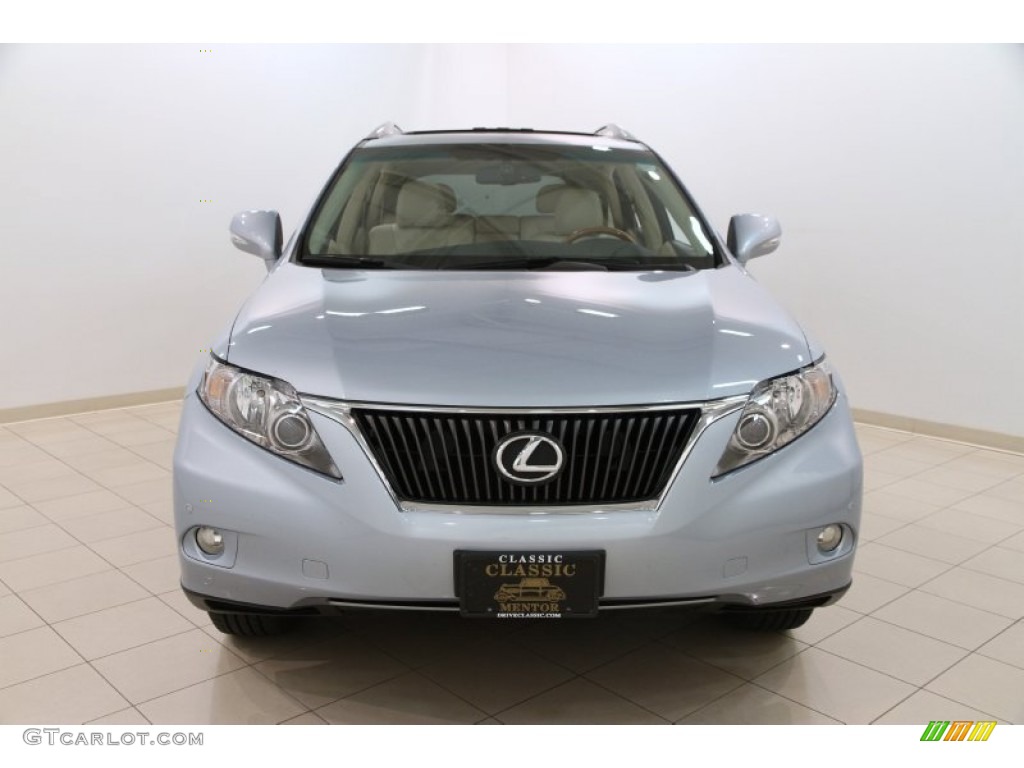 2012 RX 350 AWD - Cerulean Blue Metallic / Parchment photo #2