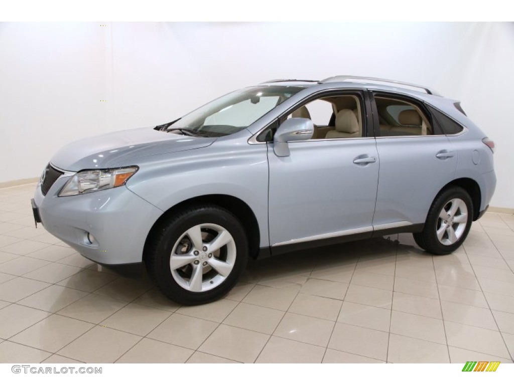2012 RX 350 AWD - Cerulean Blue Metallic / Parchment photo #3