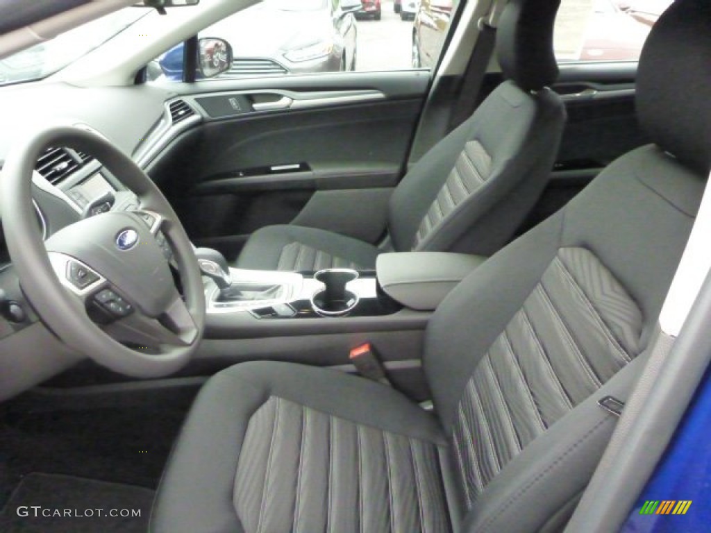 Charcoal Black Interior 2016 Ford Fusion SE Photo #104178569