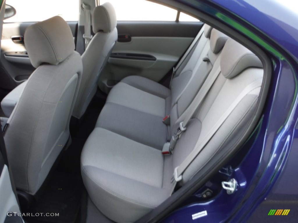 2009 Accent GLS 4 Door - Dark Sapphire Blue / Gray photo #9