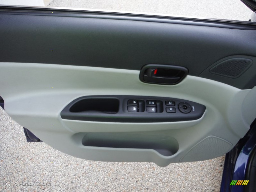 2009 Accent GLS 4 Door - Dark Sapphire Blue / Gray photo #11