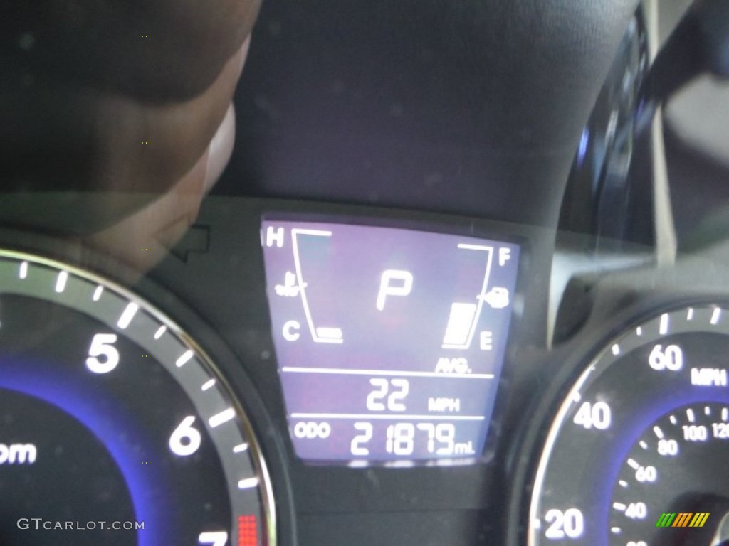 2012 Accent GLS 4 Door - Clearwater Blue / Beige photo #19