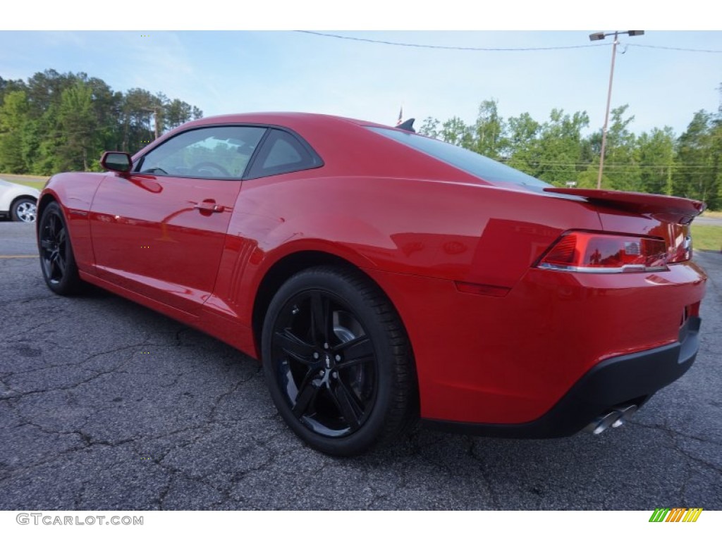 2015 Camaro SS Coupe - Red Hot / Black photo #5