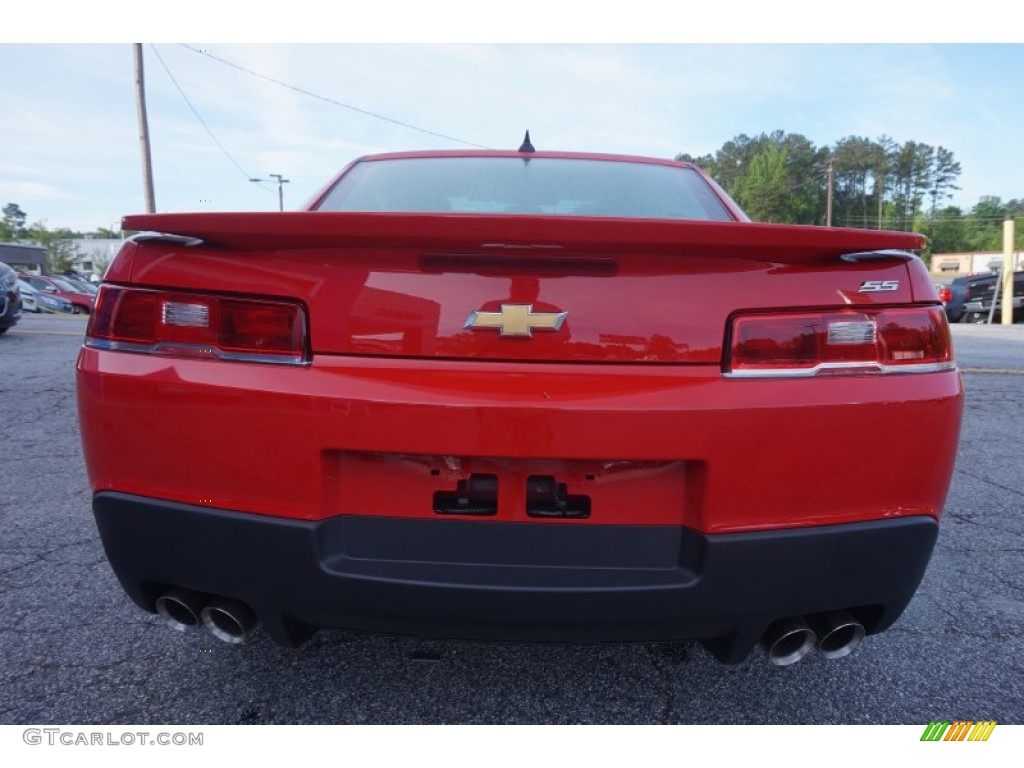 2015 Camaro SS Coupe - Red Hot / Black photo #6