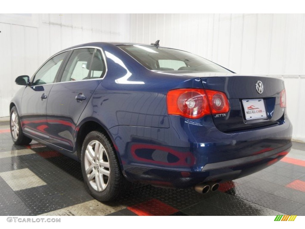 2007 Jetta 2.5 Sedan - Shadow Blue / Anthracite photo #10