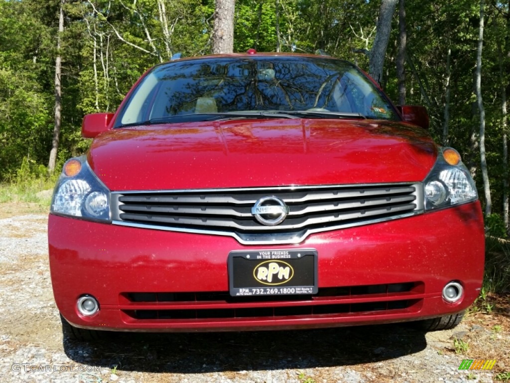 2008 Quest 3.5 SE - Red Brawn Metallic / Beige photo #2