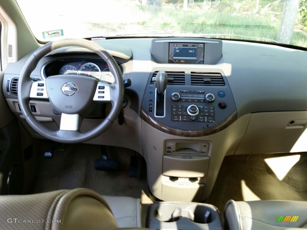 2008 Quest 3.5 SE - Red Brawn Metallic / Beige photo #15