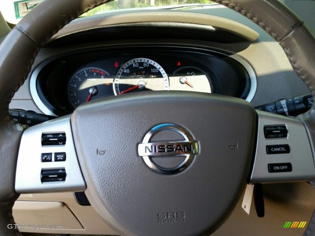 2008 Quest 3.5 SE - Red Brawn Metallic / Beige photo #22