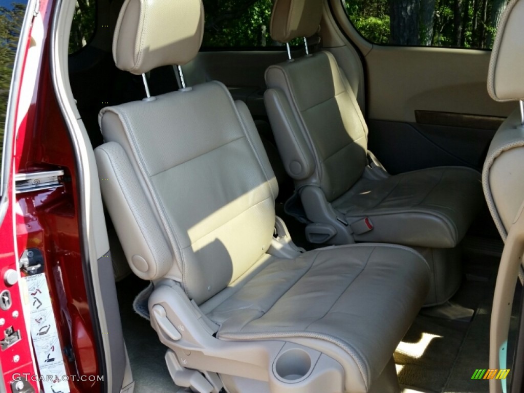2008 Quest 3.5 SE - Red Brawn Metallic / Beige photo #25