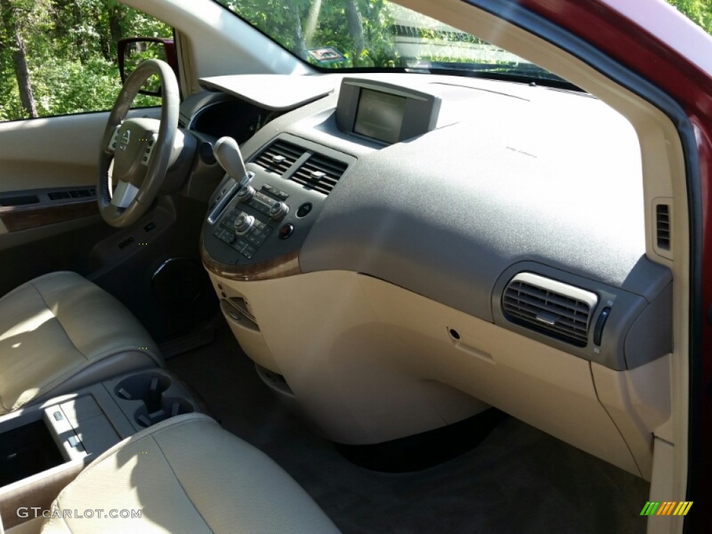 2008 Quest 3.5 SE - Red Brawn Metallic / Beige photo #28