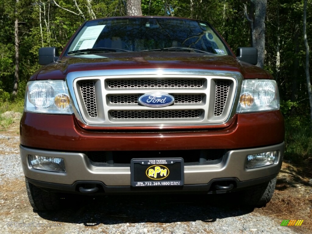 2005 F150 King Ranch SuperCrew 4x4 - Dark Copper Metallic / Castano Brown Leather photo #2