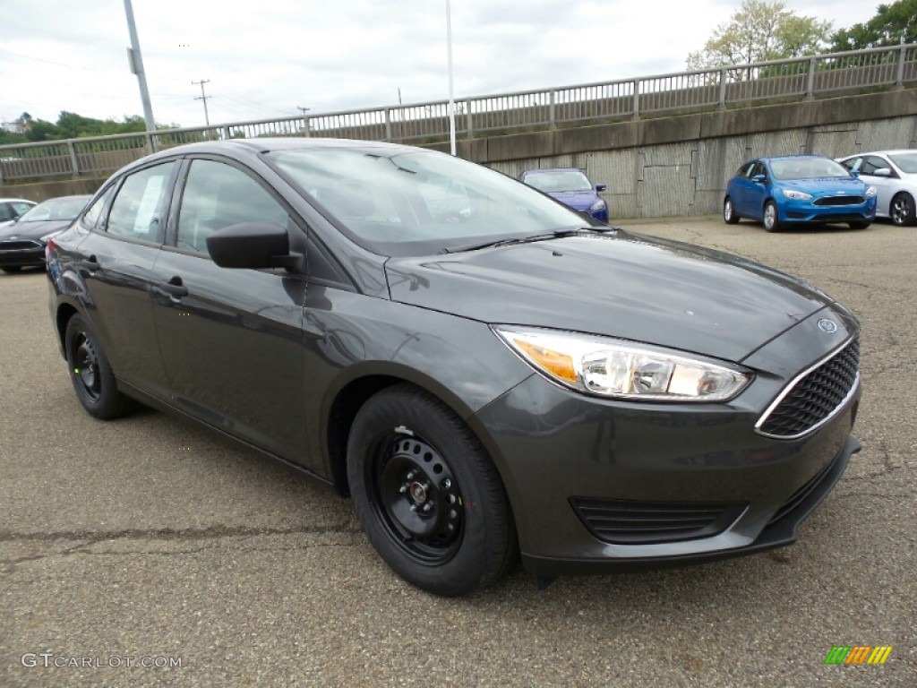 2015 Focus S Sedan - Magnetic Metallic / Charcoal Black photo #9