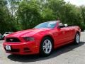 2014 Race Red Ford Mustang V6 Convertible  photo #1