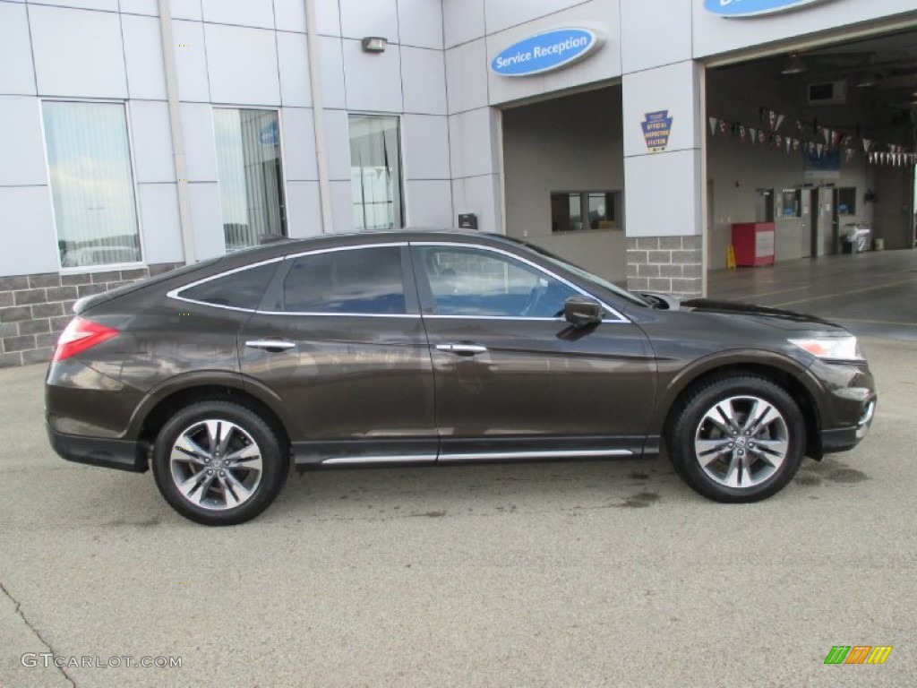 2013 Crosstour EX-L V-6 4WD - Kona Coffee Metallic / Black photo #2