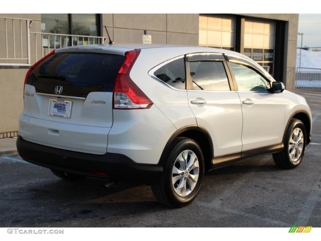 2012 CR-V EX 4WD - White Diamond Pearl / Gray photo #5