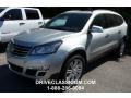 2015 Silver Ice Metallic Chevrolet Traverse LT AWD  photo #1