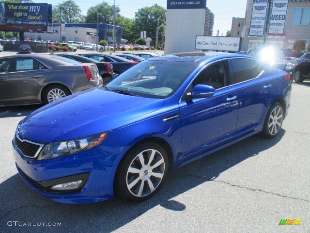 2011 Optima SX - Corsa Blue / Black Sport photo #2
