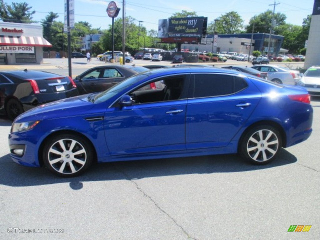 2011 Optima SX - Corsa Blue / Black Sport photo #3