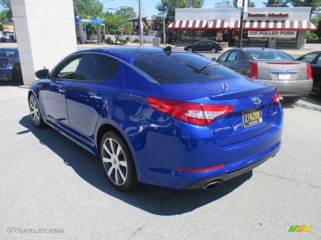 2011 Optima SX - Corsa Blue / Black Sport photo #4