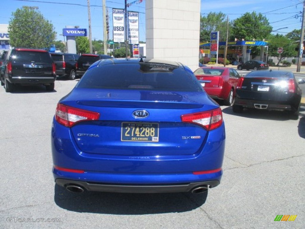 2011 Optima SX - Corsa Blue / Black Sport photo #5
