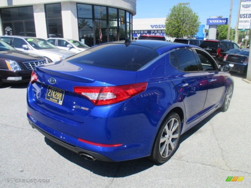 2011 Optima SX - Corsa Blue / Black Sport photo #6