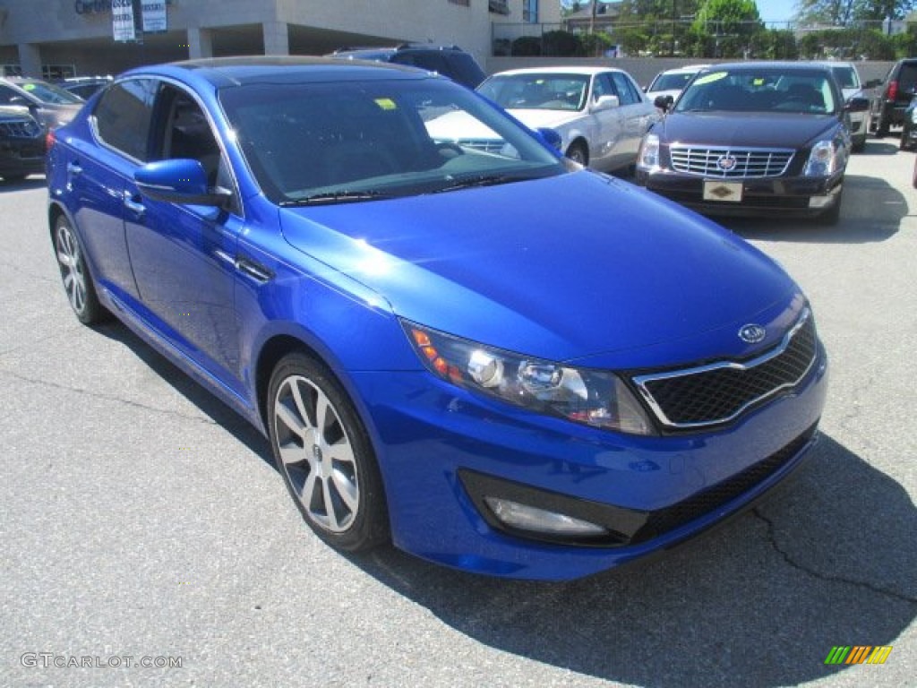 2011 Optima SX - Corsa Blue / Black Sport photo #8