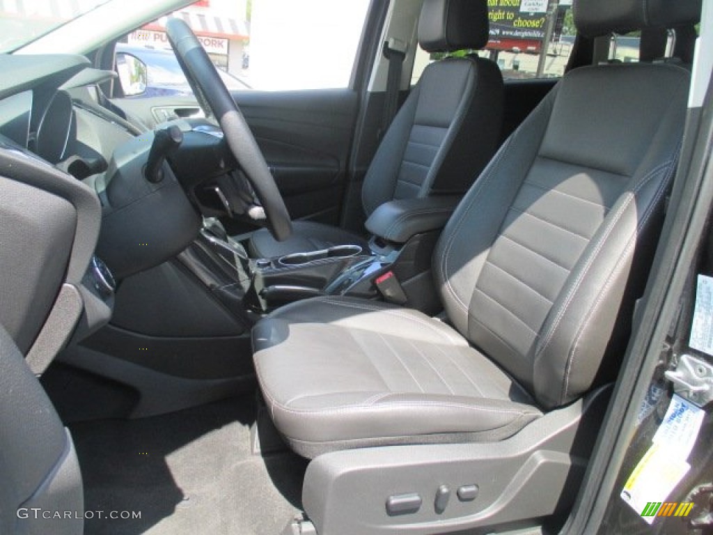 2014 Escape Titanium 2.0L EcoBoost 4WD - Tuxedo Black / Charcoal Black photo #14