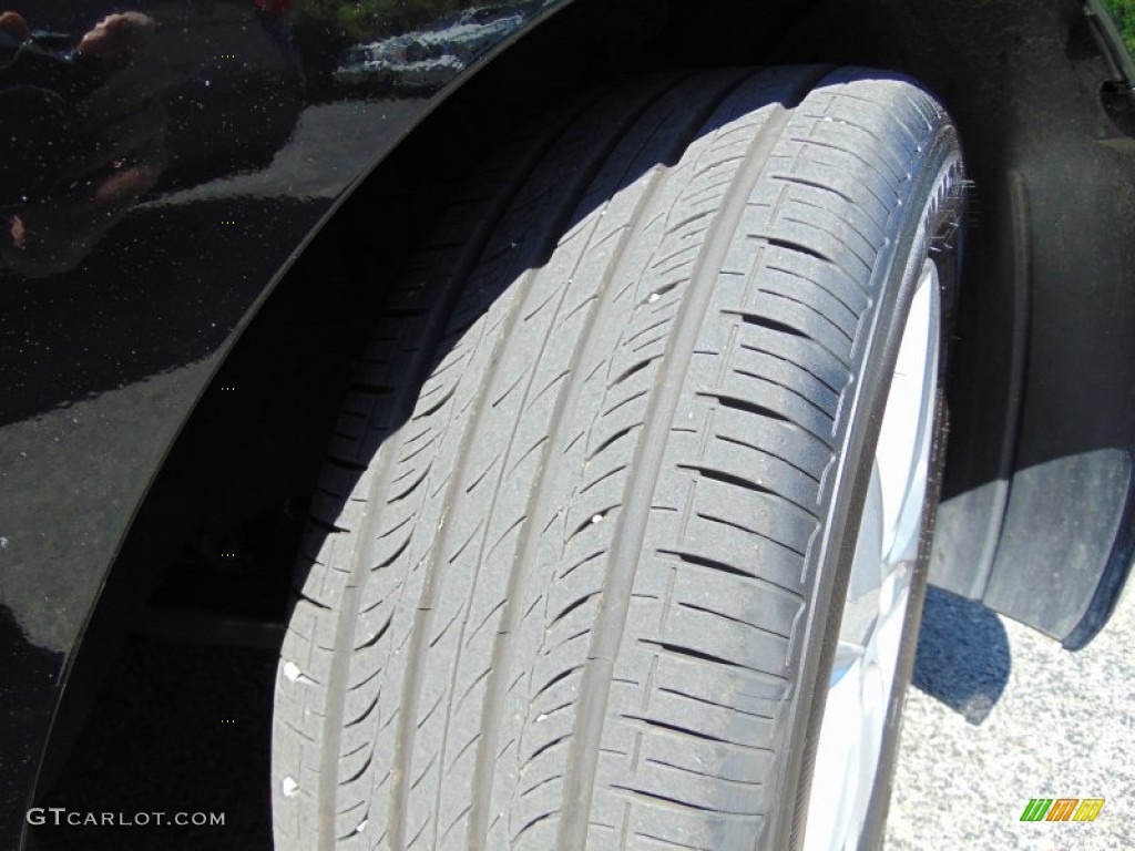 2012 Elantra GLS - Black Noir Pearl / Gray photo #12