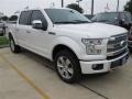 2015 White Platinum Tricoat Ford F150 Platinum SuperCrew 4x4  photo #1