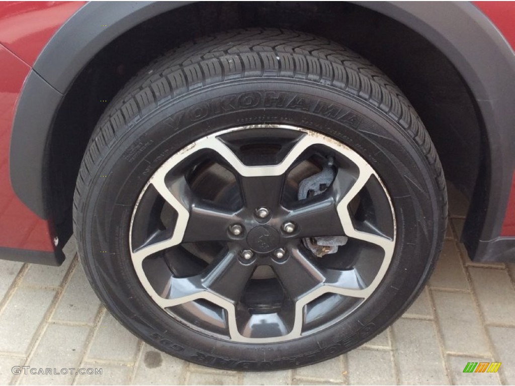 2014 XV Crosstrek 2.0i Premium - Venetian Red Pearl / Ivory photo #3