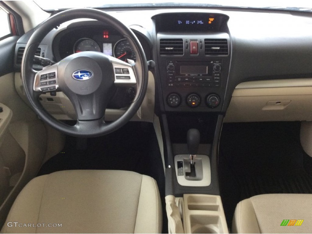 2014 XV Crosstrek 2.0i Premium - Venetian Red Pearl / Ivory photo #8