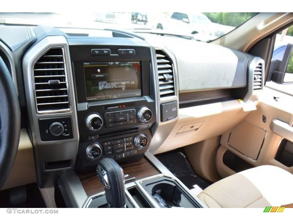 2015 F150 Lariat SuperCrew 4x4 - Blue Jeans Metallic / Medium Light Camel photo #27