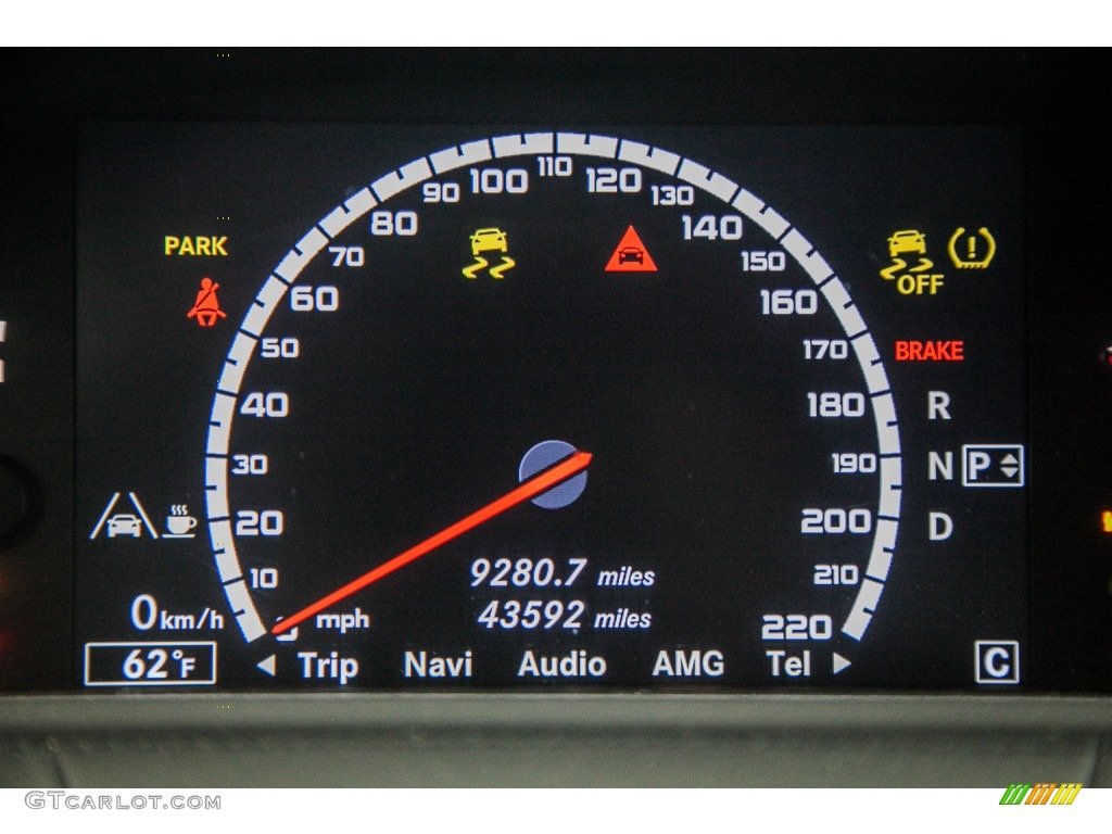 2011 Mercedes-Benz CL 65 AMG Gauges Photo #104209548