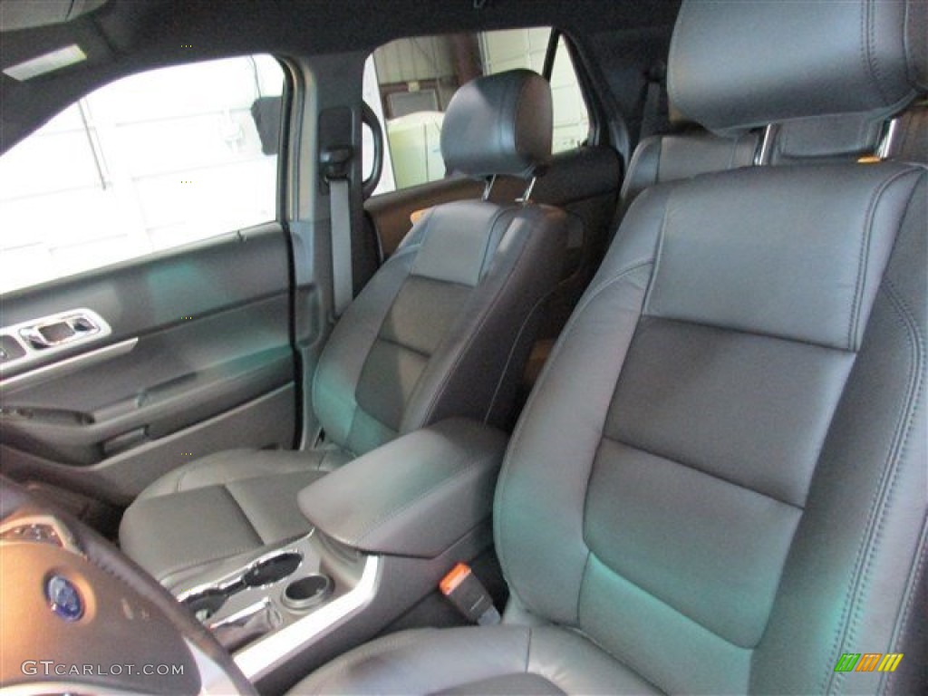 2015 Explorer XLT - Magnetic / Charcoal Black photo #9