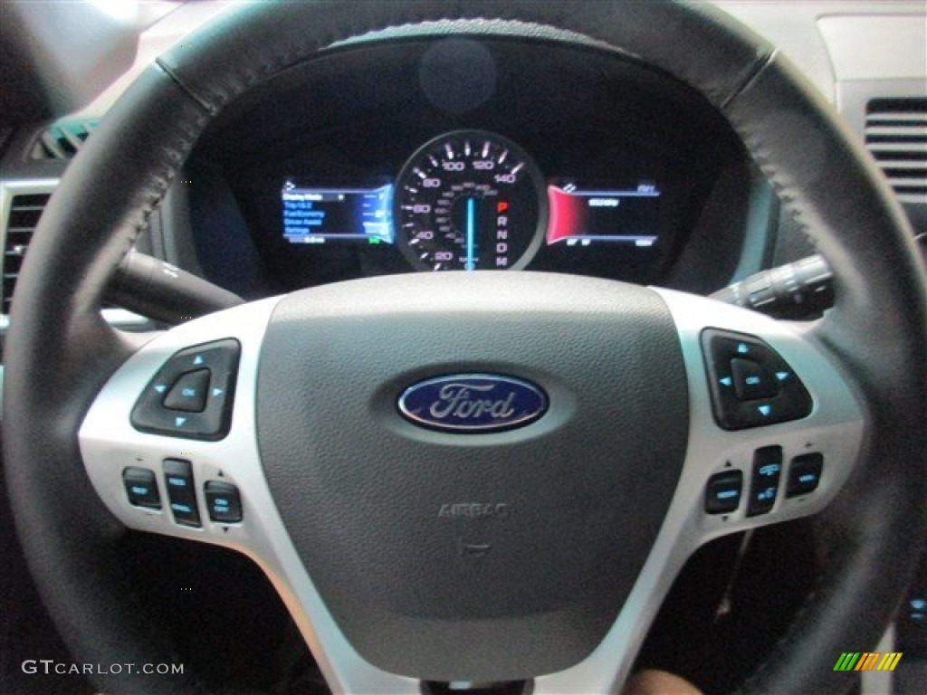 2015 Explorer XLT - Magnetic / Charcoal Black photo #19
