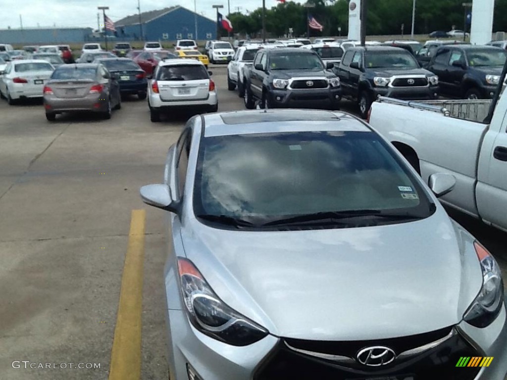 2013 Elantra Coupe SE - Silver / Black photo #1