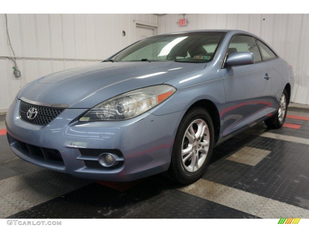 2007 Solara SE Coupe - Cosmic Blue Metallic / Dark Stone photo #2